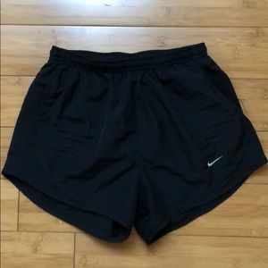 Black nike tempo shorts